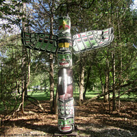 Buy canvas prints of Totem Pole by Stephanie Moore