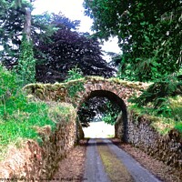 Buy canvas prints of Ancient stone bridge by Stephanie Moore