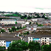Buy canvas prints of Bogside, Derry by Stephanie Moore