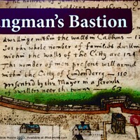 Buy canvas prints of Hangman's Bastion on the Derry Wall by Stephanie Moore