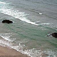 Buy canvas prints of Rocks in the Ocean by Stephanie Moore