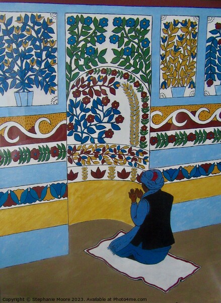 Afghan Mosque Picture Board by Stephanie Moore