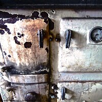Buy canvas prints of Old abandoned oven by Stephanie Moore