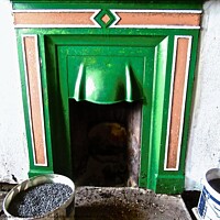 Buy canvas prints of Another abandoned fireplace by Stephanie Moore