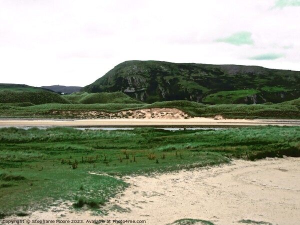 Mountains and beaches of Mullaghmor Picture Board by Stephanie Moore