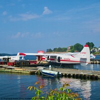 Buy canvas prints of Float Plane by Stephanie Moore