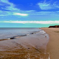 Buy canvas prints of Empty Beach by Stephanie Moore