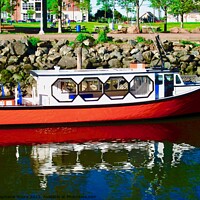 Buy canvas prints of Tour boat by Stephanie Moore