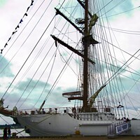 Buy canvas prints of Tall Ship by Stephanie Moore