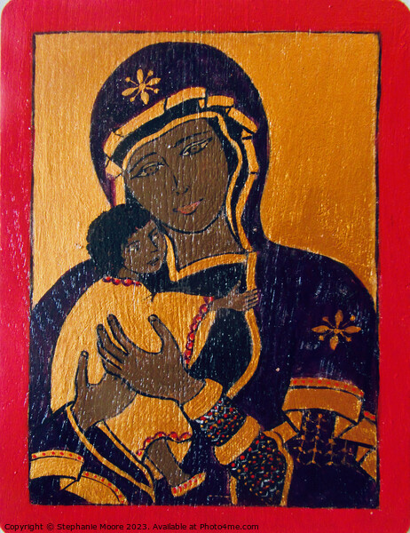 Black Madonna Picture Board by Stephanie Moore