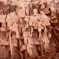 Buy canvas prints of Eroded Rocks by Stephanie Moore