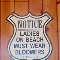 Buy canvas prints of Humorous Sign by Stephanie Moore
