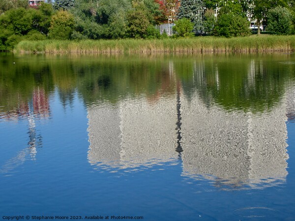 Rideau River Reflections Picture Board by Stephanie Moore