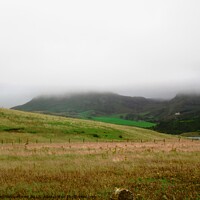 Buy canvas prints of Misty Donegal Mountains by Stephanie Moore