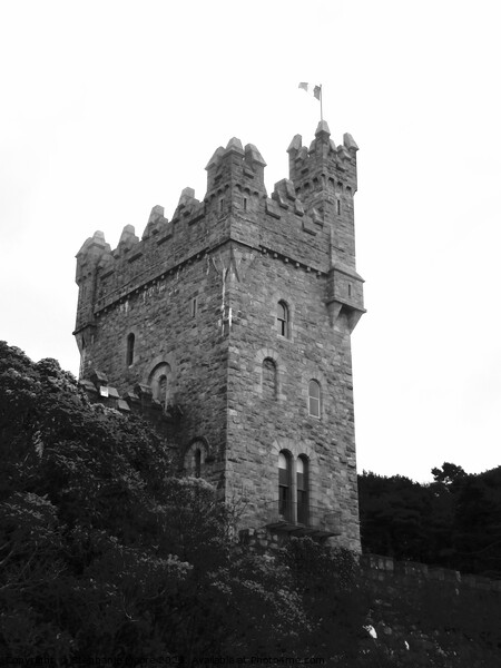Glenveagh Castle Turret Picture Board by Stephanie Moore