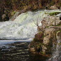Buy canvas prints of Waterfall in Almonte, ON by Stephanie Moore