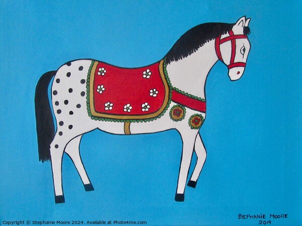 Child's toy horse Picture Board by Stephanie Moore