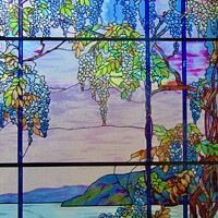 Buy canvas prints of Tiffany Glass by Stephanie Moore