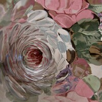 Buy canvas prints of Abstract Roses by Stephanie Moore