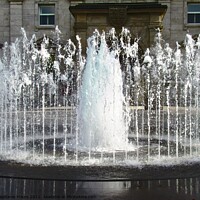 Buy canvas prints of Fountain by Stephanie Moore