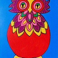 Buy canvas prints of Chubby Owl by Stephanie Moore