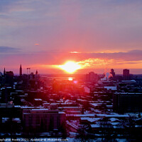 Buy canvas prints of Sunset over Ottawa by Stephanie Moore