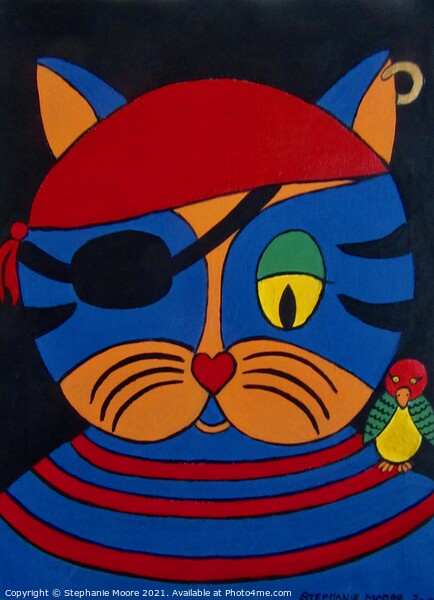 Pirate Cat Picture Board by Stephanie Moore