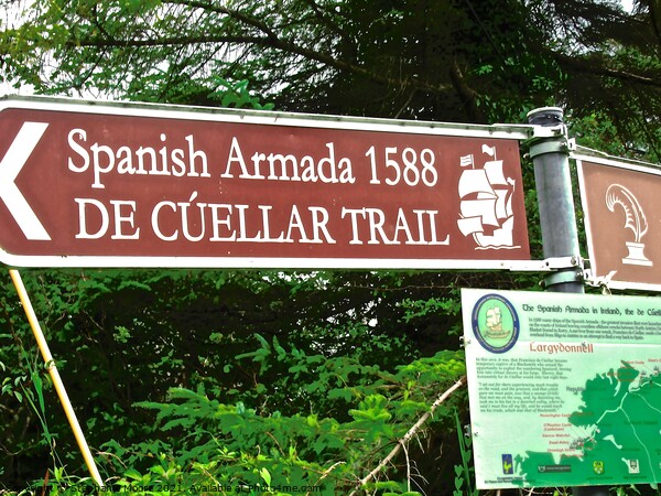 Spanish Armada Trail Picture Board by Stephanie Moore
