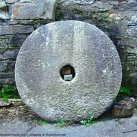 Buy canvas prints of Old Grindstone by Stephanie Moore