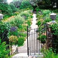 Buy canvas prints of  Garden Gate by Stephanie Moore