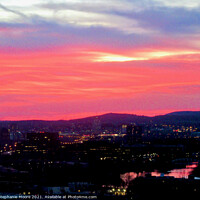 Buy canvas prints of Sunset over Ottawa by Stephanie Moore