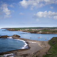 Buy canvas prints of Bude seascape by Nik Taylor