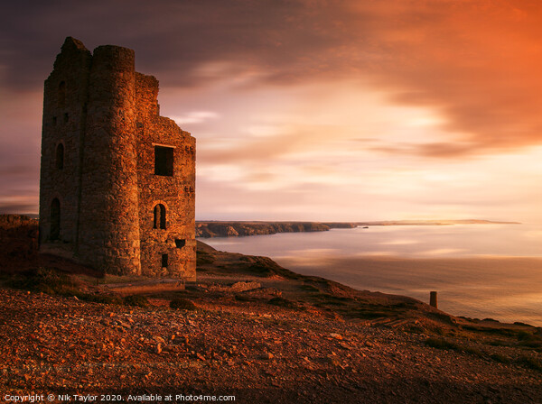 Cornish Coast Picture Board by Nik Taylor