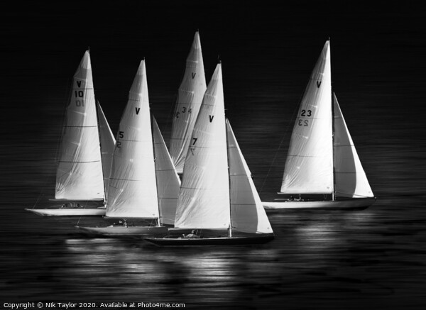 Yacht Race Picture Board by Nik Taylor