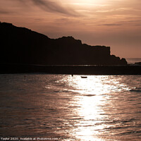 Buy canvas prints of Bude Bay Sunset by Nik Taylor