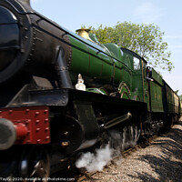 Buy canvas prints of Steam Locomotive, Hall class 6960 - Ravingham Hall  by Nik Taylor