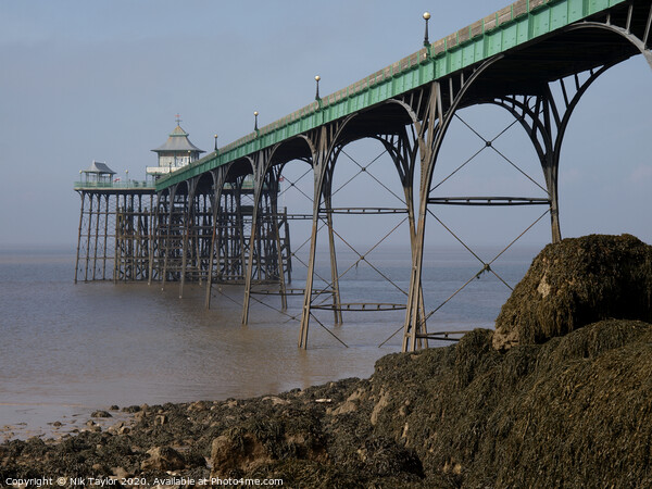 Clevedon pier, Somerset, UK Picture Board by Nik Taylor