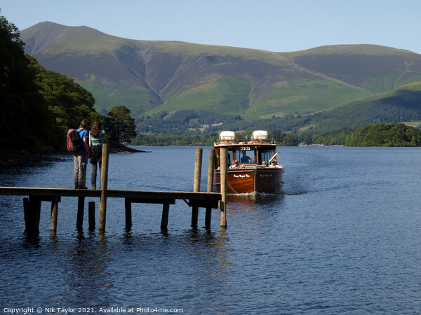  Launch Derwentwater  Picture Board by Nik Taylor