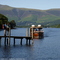 Buy canvas prints of  Launch Derwentwater  by Nik Taylor