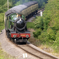 Buy canvas prints of Hall class 6960 - Ravingham Hall by Nik Taylor