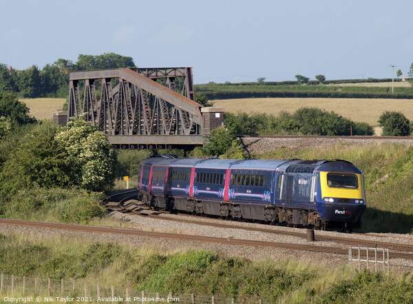 First Great Western train   Picture Board by Nik Taylor