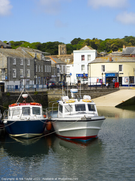 Padstow Harbour, Picture Board by Nik Taylor