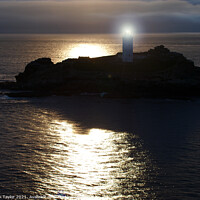 Buy canvas prints of Godrevy lighthouse by Nik Taylor