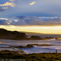 Buy canvas prints of Bude at sunset by Nik Taylor