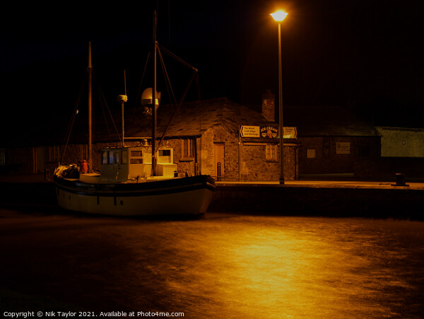 Bude at night Picture Board by Nik Taylor