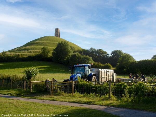 Glastonbury Tor  Picture Board by Nik Taylor