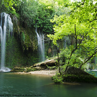 Buy canvas prints of Kursunlu Waterfall at Antalya Turkey by Engin Sezer