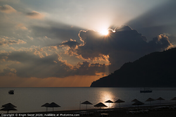 Wonderful Sunset at The Beach Of Adrasan at Antalya Province Picture Board by Engin Sezer