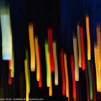 Buy canvas prints of Colorful Abstract Lights as Background by Engin Sezer