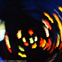 Buy canvas prints of Colorful Abstract Rotating Lights as Background by Engin Sezer